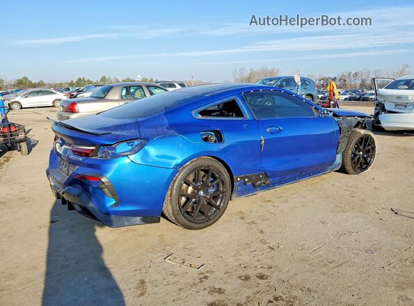 WBABC4C58KBU95843 2019 BMW M8 Blue Rear right