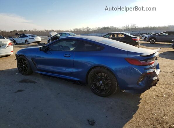 WBABC4C58KBU95843 2019 BMW M8 Blue Rear left