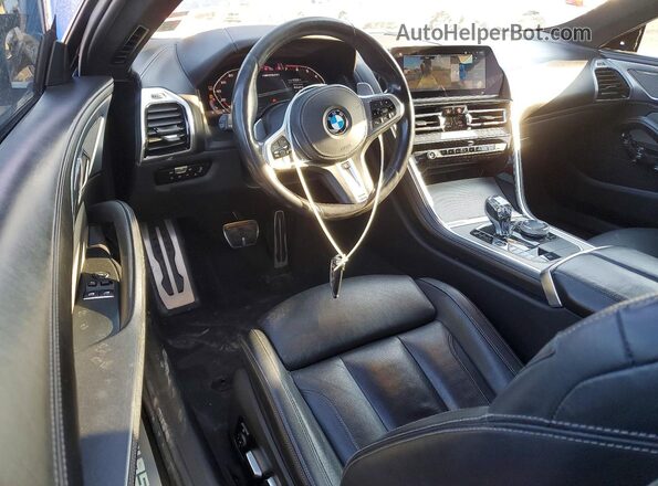 WBABC4C58KBU95843 2019 BMW M8 Blue Dashboard view