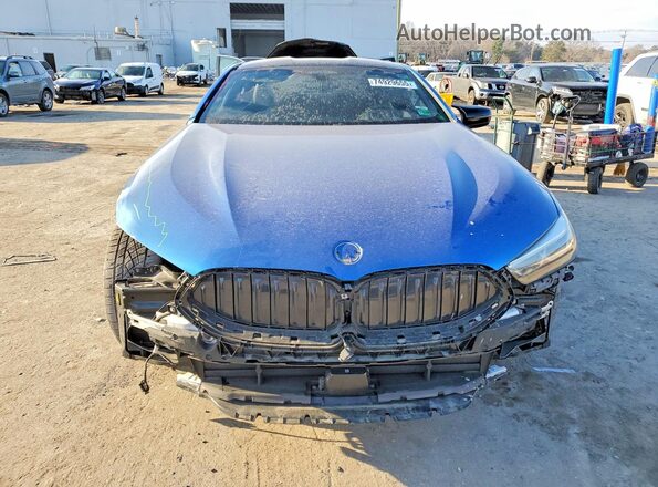 WBABC4C58KBU95843 2019 BMW M8 Blue Front view