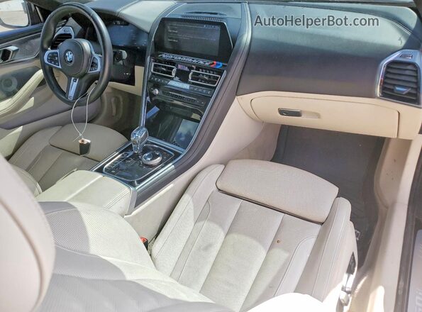 WBABC4C59KBU95849 2019 BMW M8 Gray Dashboard view