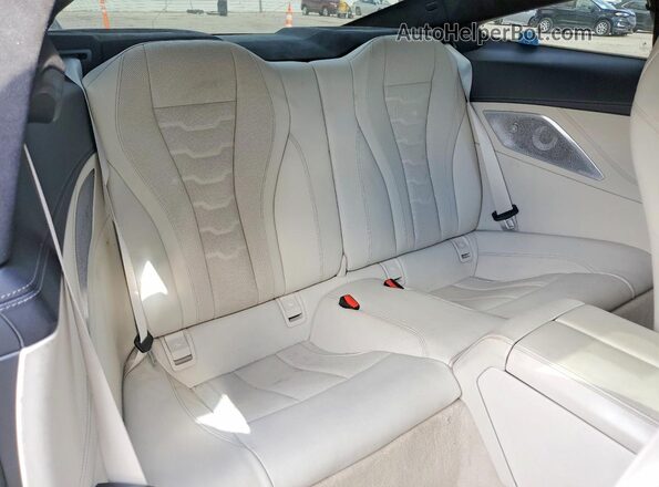 WBABC4C59KBU95849 2019 BMW M8 Gray Rear seats view