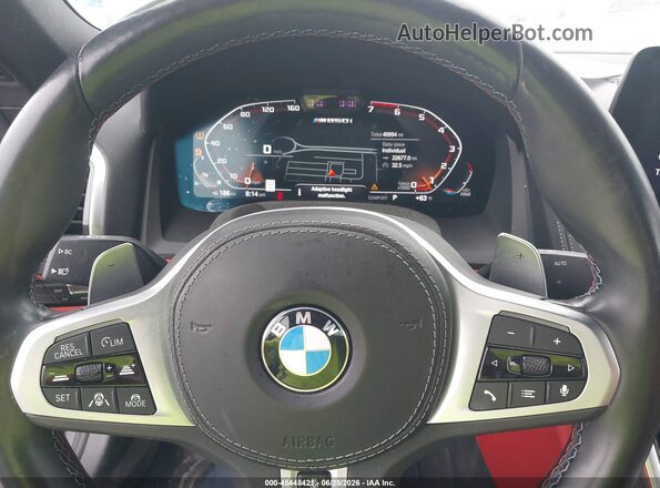 WBAFY4C00PCM11345 2023 BMW M8 Gray Widok tylnych siedzeń