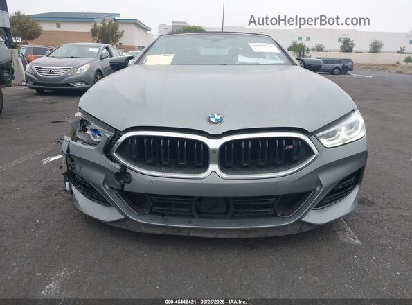 WBAFY4C00PCM11345 2023 BMW M8 Gray Widok zestawu wskaźników
