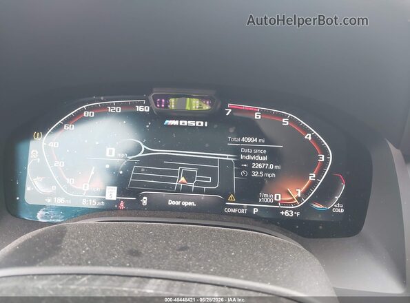 WBAFY4C00PCM11345 2023 BMW M8 Gray 