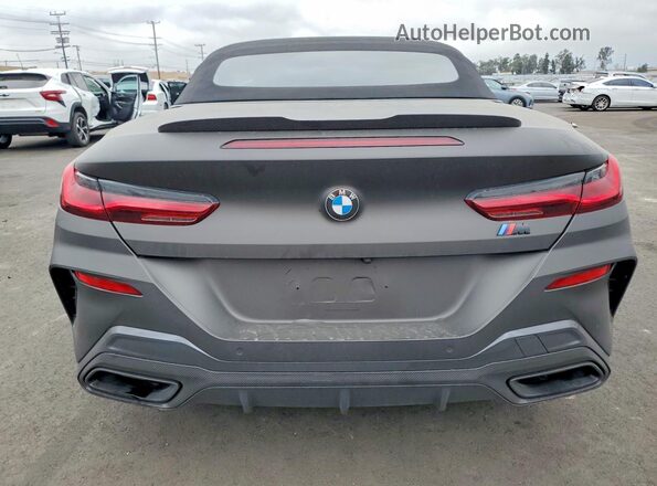 WBAFY4C51KBX39237 2019 BMW M8 Gray Հետևի տեսք