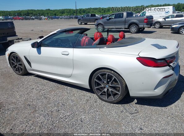 WBAFY4C59KBX29572 2019 BMW M8 White უკანა მარცხენა