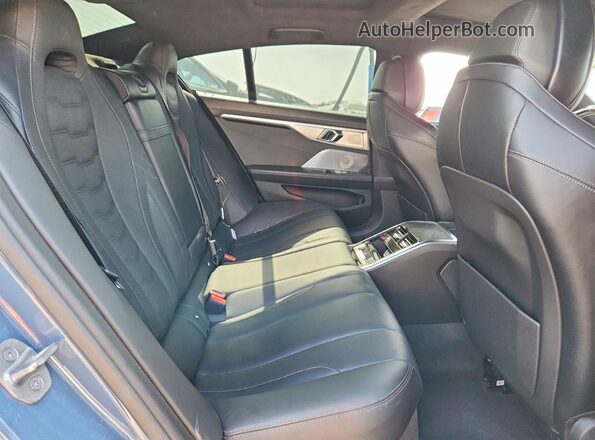WBAGV2C04MCE91832 2021 BMW 8 SERIES Blue Rear seats view
