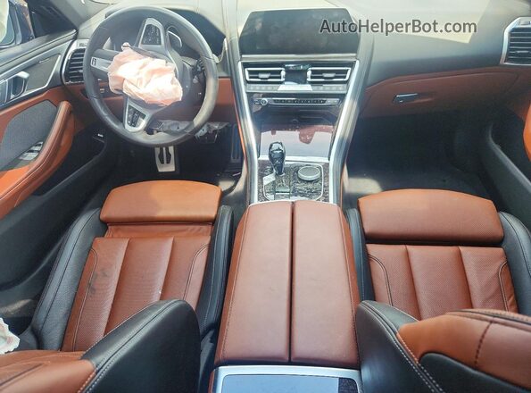 WBAGV2C06LCD87499 2020 BMW 8 SERIES Black Widok deski rozdzielczej