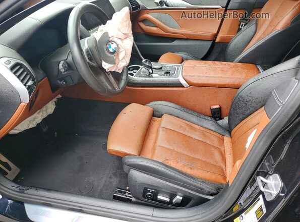 WBAGV2C06LCD87499 2020 BMW 8 SERIES Black Widok wnętrza z przodu