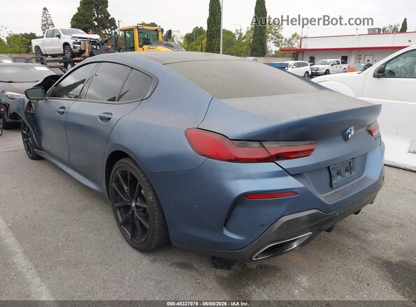 WBAGV2C08LCE77558 2020 BMW 8 SERIES Синий Задняя левая четверть