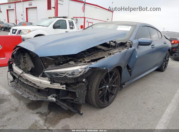 WBAGV2C08LCE77558 2020 BMW 8 SERIES Синий Передняя левая четверть