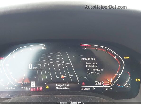 WBAGV2C08LCE77558 2020 BMW 8 SERIES Синий Вид задних сидений