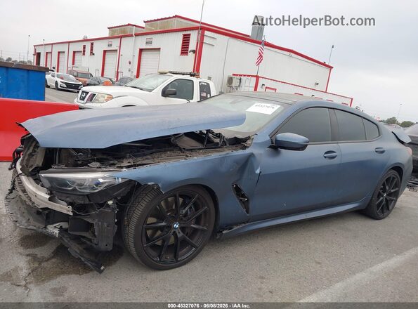 WBAGV2C08LCE77558 2020 BMW 8 SERIES Синий Панорамный вид салона 360°
