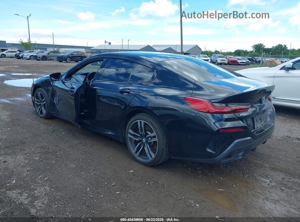 WBAGV4C01MCG46221 2021 BMW 8 SERIES Черный Задняя левая четверть