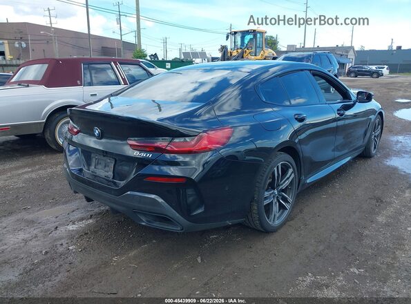 WBAGV4C01MCG46221 2021 BMW 8 SERIES Черный Задняя правая четверть