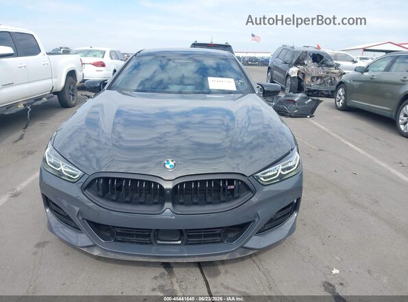 WBAGV8C00PCK75206 2023 BMW M8 Gray Rear interior view