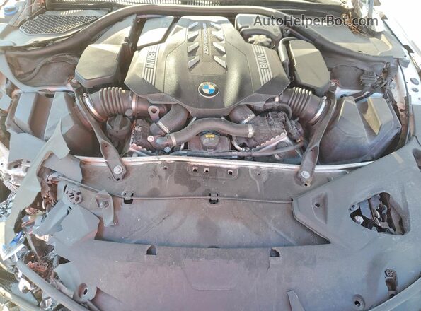 WBAGV8C01NCJ74706 2022 BMW M8 White Rear interior view