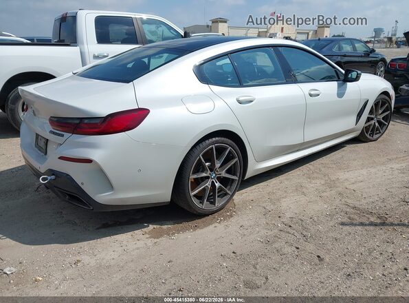 WBAGV8C05LBP48632 2020 BMW M8 White Trasero derecho