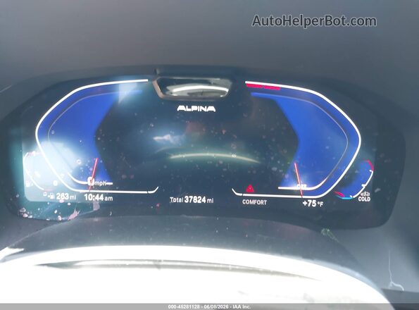 WBAGX0C10NCH75290 2022 BMW ALPINA Black უკანა სავარძლების ხედი