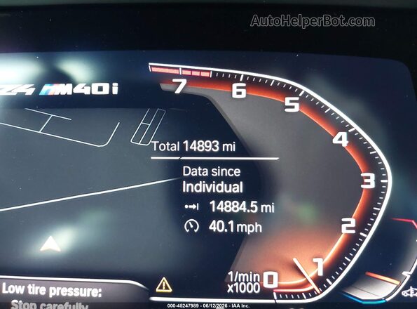 WBAHF9C03SWY46783 2025 BMW Z4 Black 