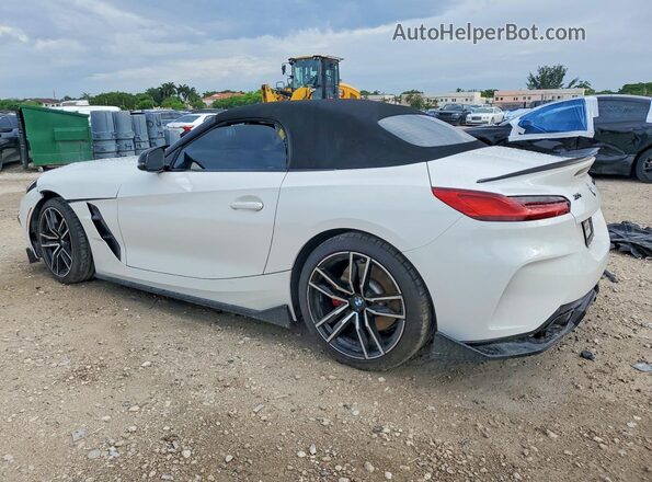WBAHF9C08MWX37304 2021 BMW Z4 White Trasero izquierdo