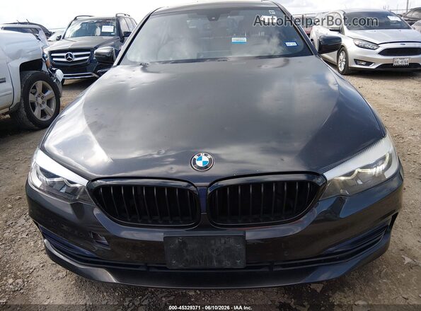 WBAJA5C31HG897611 2017 BMW 5 SERIES Черный Вид щитка приборов