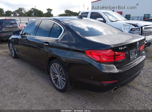 WBAJA5C31HG897611 2017 BMW 5 SERIES Черный Задняя левая четверть