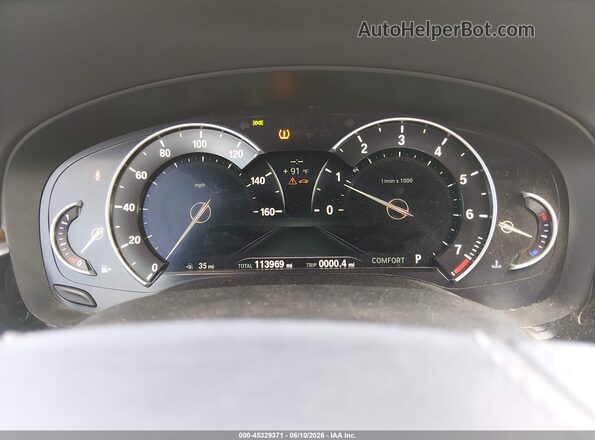 WBAJA5C31HG897611 2017 BMW 5 SERIES Черный Вид задних сидений
