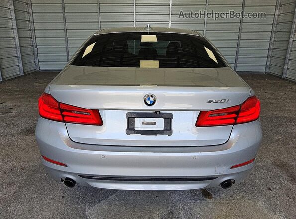 WBAJA5C37HG896138 2017 BMW 5 SERIES Серебряный Вид сзади