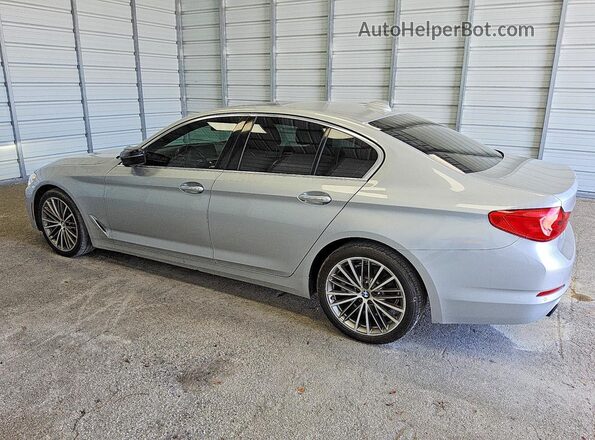 WBAJA5C37HG896138 2017 BMW 5 SERIES Серебряный Задняя левая четверть