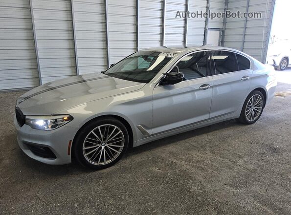 WBAJA5C37HG896138 2017 BMW 5 SERIES Серебряный Панорамный вид салона 360°