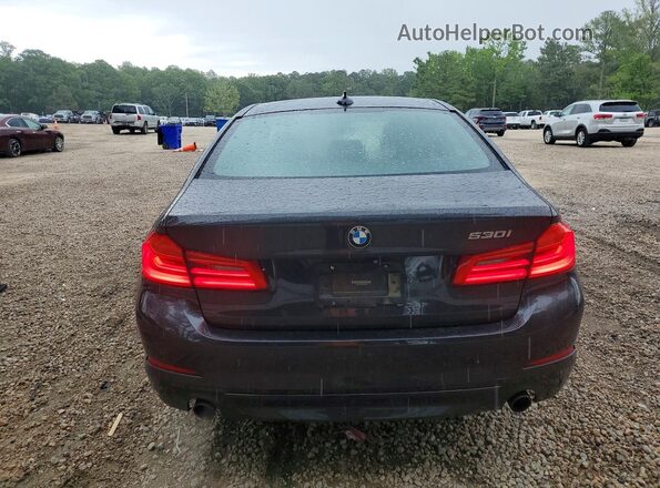WBAJA5C37HG896494 2017 BMW 5 SERIES Gray Widok z tyłu