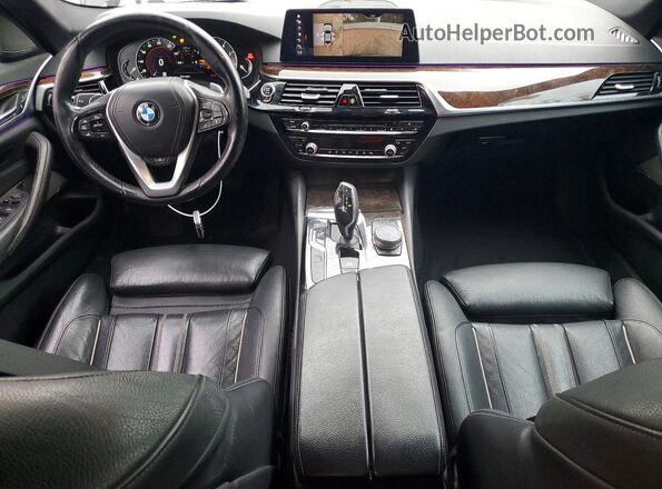 WBAJA5C37HG896494 2017 BMW 5 SERIES Gray Widok deski rozdzielczej