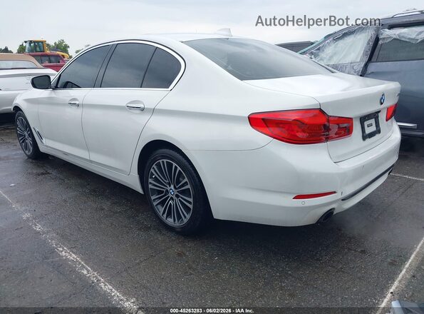 WBAJA5C38HWA34863 2017 BMW 5 SERIES White Rear left