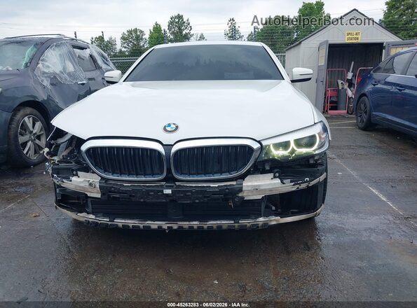 WBAJA5C38HWA34863 2017 BMW 5 SERIES White Rear interior view