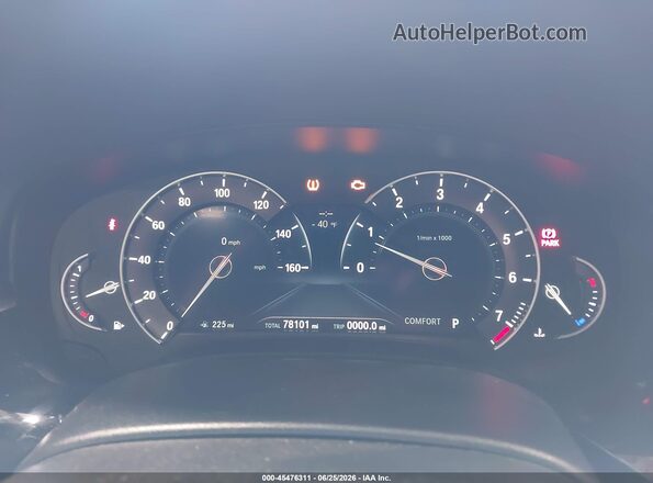 WBAJA5C3XHG456012 2017 BMW 5 SERIES Gray Vista de los asientos traseros