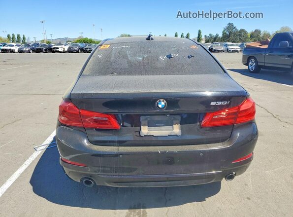 WBAJA5C50JWA36940 2018 BMW 5 SERIES Black Հետևի տեսք