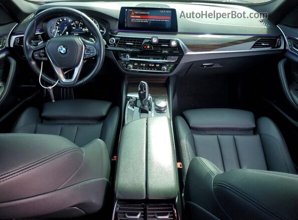 WBAJA5C50KWA57935 2019 BMW 5 SERIES Black Առջևի վահանակի տեսք