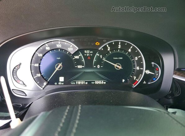 WBAJA5C50KWA57935 2019 BMW 5 SERIES Black Սարքավորումների վահանակի տեսք