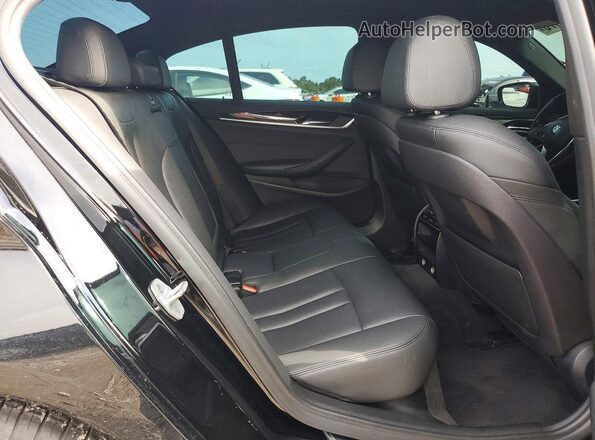 WBAJA5C50KWA57935 2019 BMW 5 SERIES Black Հետևի նստատեղերի տեսք