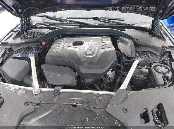 WBAJA5C50KWW05638 2019 BMW 5 SERIES Blue უკანა ხედი