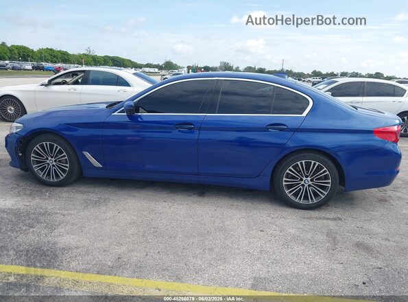 WBAJA5C50KWW05638 2019 BMW 5 SERIES Blue სალონის 360-გრადუსიანი ხედი
