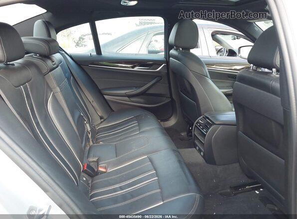 WBAJA5C50KWW16591 2019 BMW 5 SERIES Silver Vista de la etiqueta del VIN