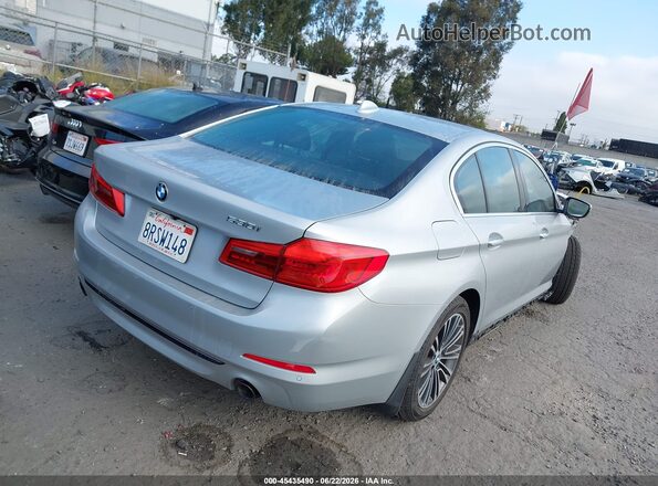 WBAJA5C50KWW16591 2019 BMW 5 SERIES Silver Trasero derecho