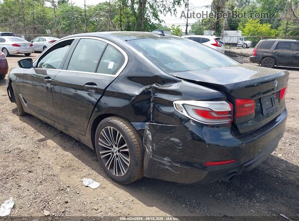 WBAJA5C52KBX87267 2019 BMW 5 SERIES Черный Вид спереди
