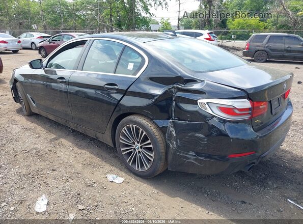 WBAJA5C52KBX87267 2019 BMW 5 SERIES Черный Задняя левая четверть