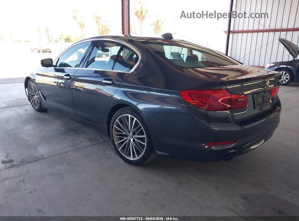 WBAJA5C54JWA57709 2018 BMW 7 SERIES Gray Rear left