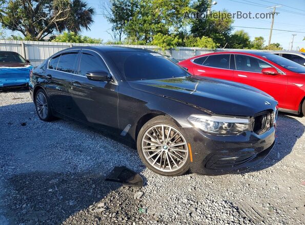 WBAJA5C55JG899627 2018 BMW 5 SERIES Black Delantero derecho
