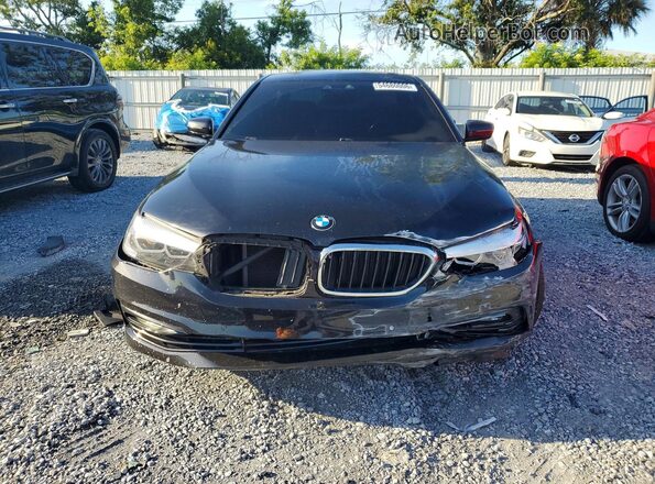 WBAJA5C55JG899627 2018 BMW 5 SERIES Black Vista frontal
